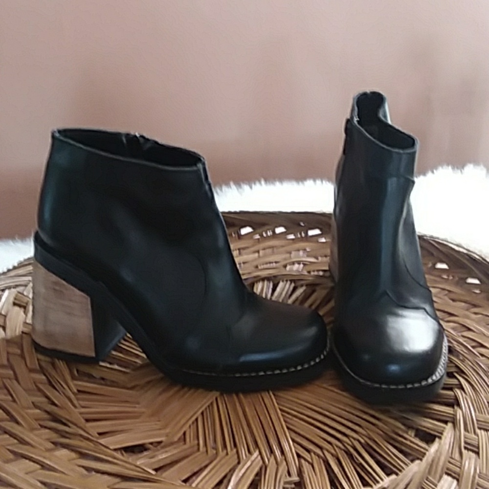 Ankles bootie black sz 5 (35)